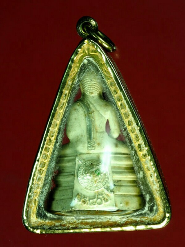 หลวงพ่อโสธร 80ปีกรมตำรวจ เนื้อเงินเลี่ยมทองแท้