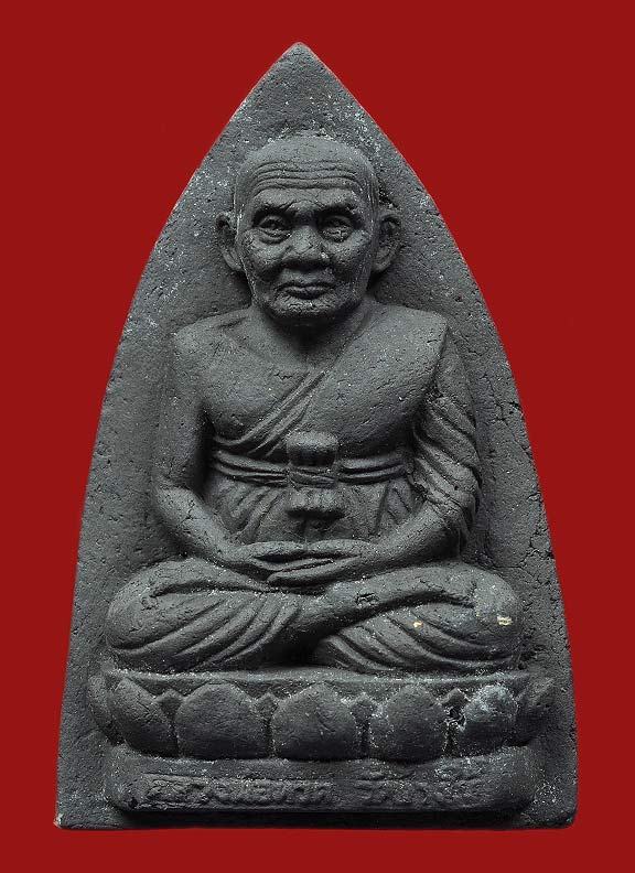 หลวงพ่อทวดเนื้อว่าน2537 รุ่นสร้างศูนย์ศิลปาชีพ พิมพ์จัมโบ้พิเศษ สูง 3 นิ้ว (2)