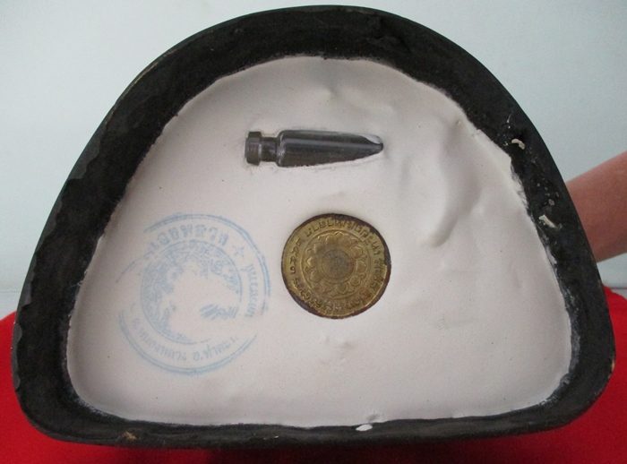 รูปหล่อบูชาหลวงพ่อลออ ฐานวโร วัดหนองหลวง หน้าตัก 5 นิ้ว เสาร์ห้า ปี 53 ใต้ฐานอุดเหรียญมหาลาภเนื้อทอง