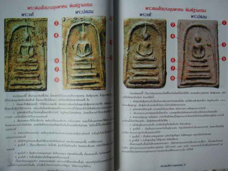 หนังสือ ข้อแตกต่างระหว่าง สมเด็จบางขุนพรหม แท้เก๊