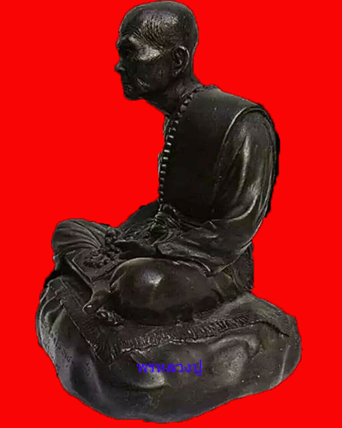 พระบูชารุ่น เสาร์หายากแล้วครับห้าบูชาครู หลวงปู่หมุน หน้าตัก 5 นิ้ว เลข ๕๕๓ สวยๆผิวเดิมๆ 