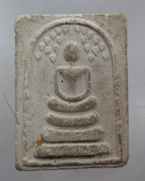 20 บาท พระสมเด็จปรกโพธิ์หลังรูปเหมือน ผสมเกศา