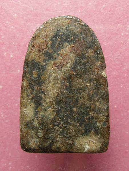 รูปเหมือนเนื้อชินตะกั่วสนิมแดง หลวงพ่อคำ วัดหน่อพุทธางกูร สุพรรณบุรี