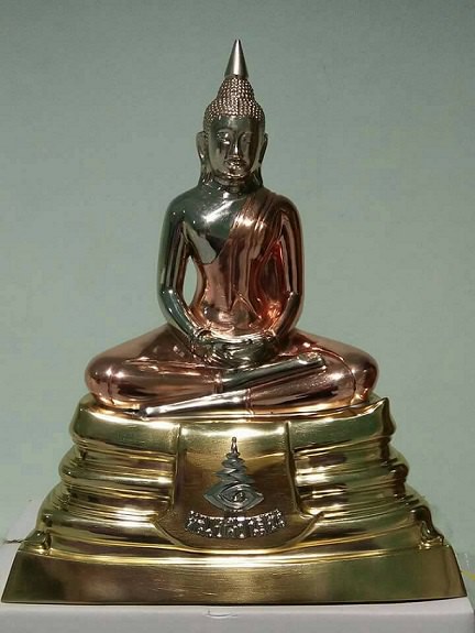 พระบูชา 100ปี กรมตำรวจแปดริ้ว หน้าตัก 9นิ้ว เนื้อ3กษัตริย์ no.133 สวยมากๆ หายากสุดๆ 