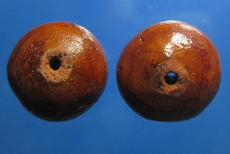 แพ๊คคู่++ประคำเหล็กน้ำพี้ รุ่น 'เสาร์๕ มหาเศรษฐี' ขนาดใหญ่ หลวงปู่หมุน  ปี๒๕๔๓