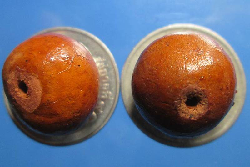 แพ๊คคู่++ประคำเหล็กน้ำพี้ รุ่น 'เสาร์๕ มหาเศรษฐี' ขนาดใหญ่ หลวงปู่หมุน  ปี๒๕๔๓