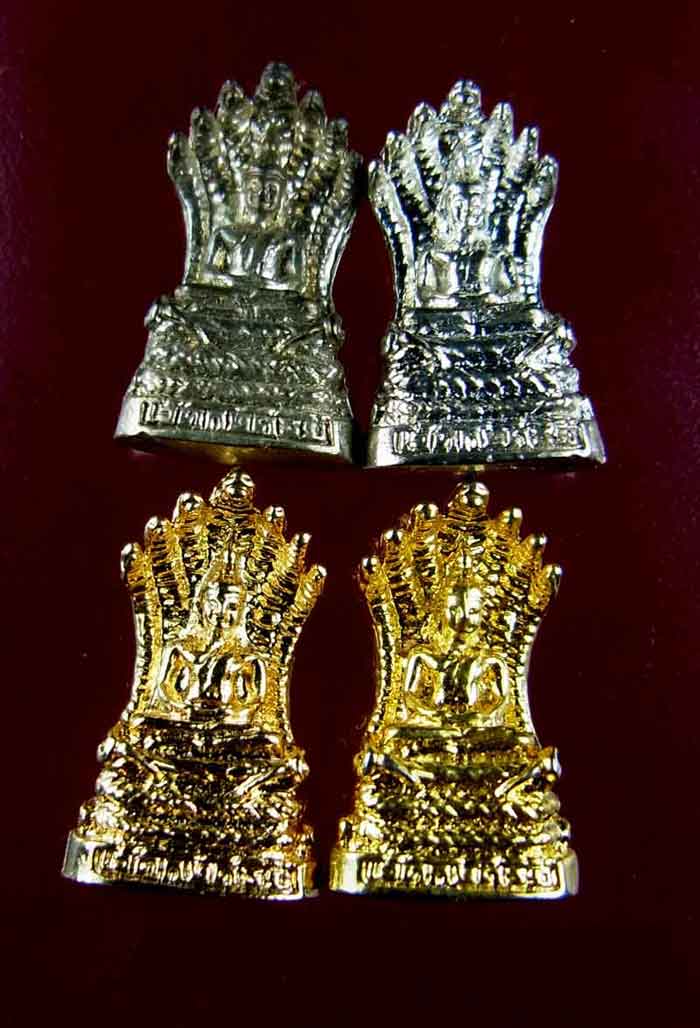 หลวงพ่อเจ็ดกษัตริย์ (พระพุทธสิริสัตตราช) หลวงปู่สอ พันธุโล วัดป่าหนองแสง จ.ยโสธร ปี 49 ( 4 องค์ )