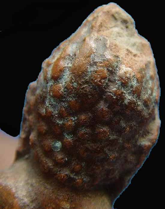 *พระบูชารัตนะฯ เล็กๆ เนื้อดินเผา ทาทองล่องชาด..หายาก*