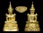 พระแก้วมรกต กรมสรรพสามิต ครบ64ปี วัดพระศรีรัตนศาสดาราม2539 เนื้อทองคำขัดเงา เลข14680 น้ำหนัก 18.05กร