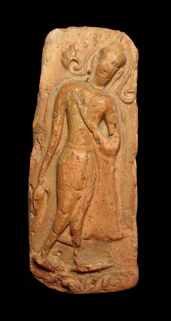 พระลีลาเนื้อดินพิมพ์ใหญ่ กรุวัดพระแก้ว จ.พิษณุโลก