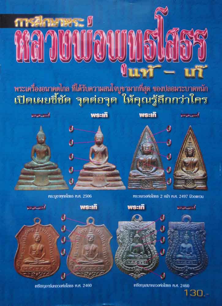 การศึกษา หลวงพ่อพระพุทธโสธร แท้-เก๊