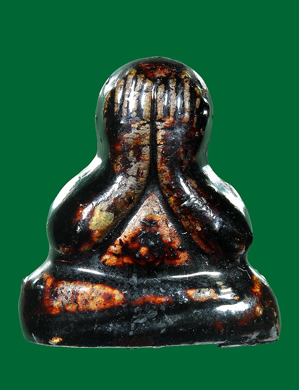 พระปิดตา สารพัดนึก รุ่น6รอบ หลวงพ่อพรม วัดขนอนเหนือ ปี2528 (กล่องเดิม) องค์ที่1