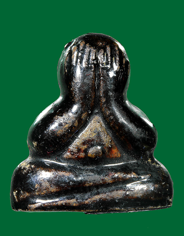 พระปิดตา สารพัดนึก รุ่น6รอบ หลวงพ่อพรม วัดขนอนเหนือ ปี2528 (กล่องเดิม) องค์ที่2