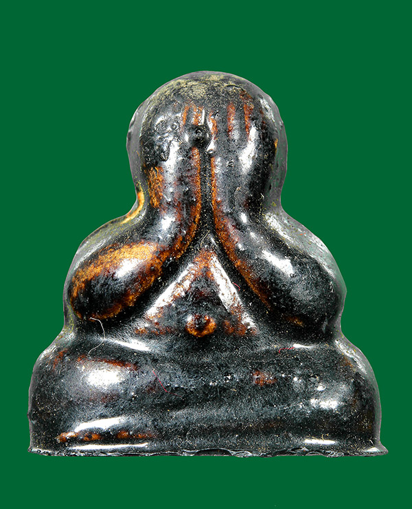 พระปิดตา สารพัดนึก รุ่น6รอบ หลวงพ่อพรม วัดขนอนเหนือ ปี2528 (กล่องเดิม) องค์ที่13