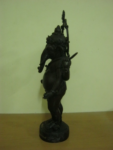 พระพิฆเนศ สำริด สำเร็จ สมปรารถนา (สูง 12 นิ้ว) No.1243