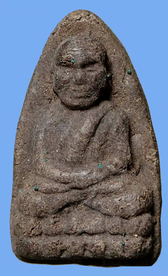 หลวงปู่ทวด รุ่นสร้างตำหนักฯ ร.๙(สร้างบ้านให้พ่อ) พิมพ์ใหญ่กรรมการ เนื้อว่าน หลังโค้ดเงิน ปี 2541