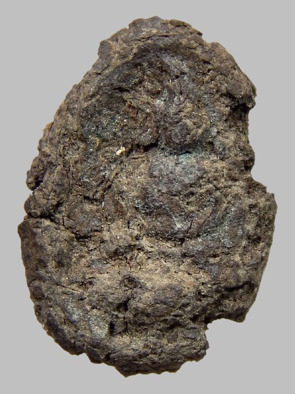 พระพิจิตร เม็ดข้าวเม่า ชินเงิน พิมพ์แขนกลมฐานเขียง