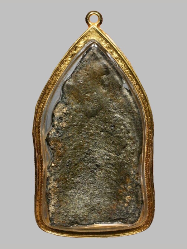 พระหูยาน ชินเงิน พิมพ์ข้างรัศมี กรุเก่า วัดพระศรีฯ จ.ลพบุรี