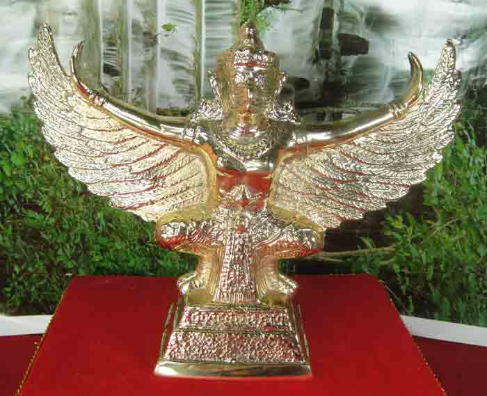 ***เริมที่ 100 บาท*** พญาครุฑกางปีก เนื้อทองเหลืองขัดเงา เครื่องหมายแห่งสิทธิอำนาจและความเป็นมงคล 