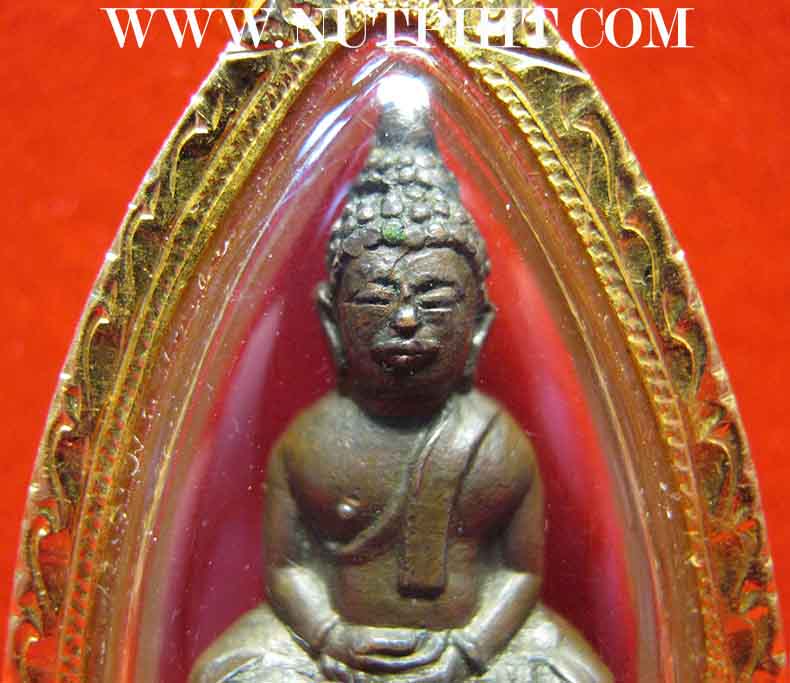 กริ่งพระพุทธโสธร ปี ๒๕๐๐ พิมพ์หน้ากลาง วัดโสธร+บัตรรับรองพระแท้*63