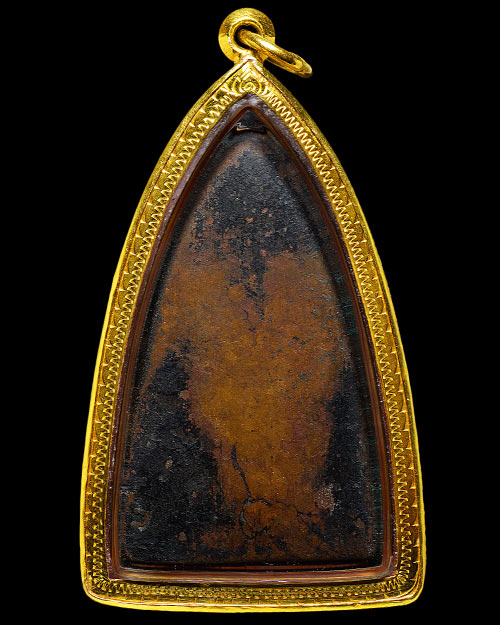 เตารีดปั๊มซ้ำ บล็อกเตารีดA หลวงปู่ทวด วัดช้างให้ จ.ปัตตานี เนื้อแดง พระไม่สึกแต่ปั๊มเขยื้อนเลี่ยมทอง