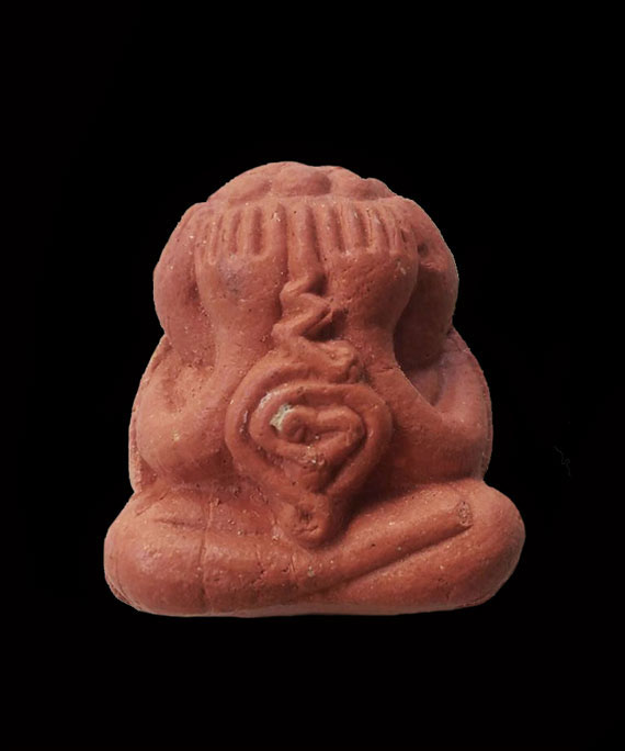 เคาะเดียว พระปิดตาเนื้อผงชมพูนุช หลวงปู่หมุน ออกวัดซับลำใย ปี43 พิธี มหาสมปรารถนา