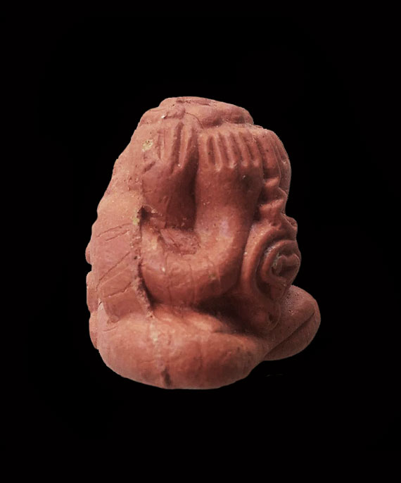 เคาะเดียว พระปิดตาเนื้อผงชมพูนุช หลวงปู่หมุน ออกวัดซับลำใย ปี43 พิธี มหาสมปรารถนา