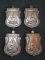เหรียญพระพุทธชินราช หลวงพ่อสาคร ทองแดง 4 เหรียญเลข 4511,1699,2589,5868