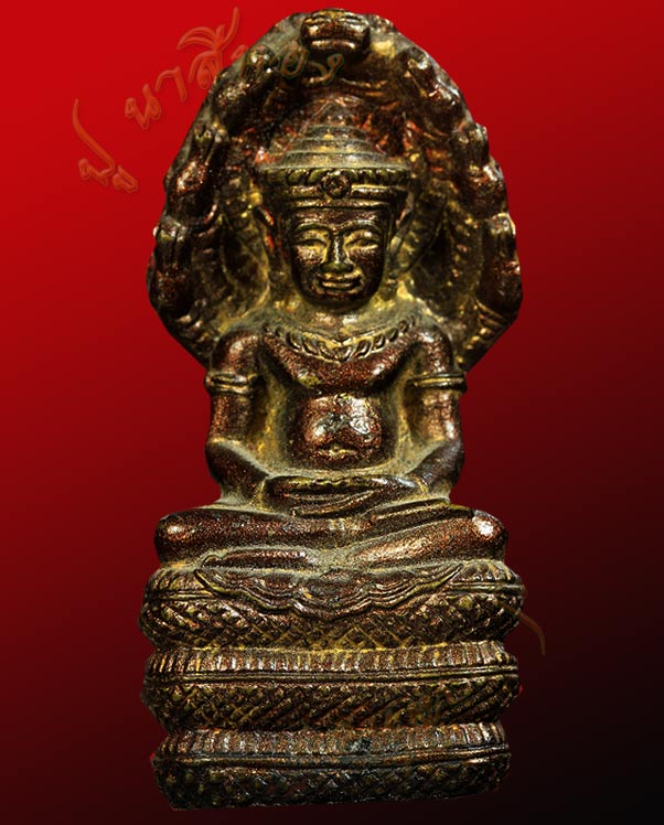 พระบูชา หลวงพ่อศิลา ขนาดหน้าตัก ๑ นิ้วสูง ๒.๕ นิ้ว  วัดทุ่งเสงียม อำเภอทุ่งเสลี่ยม จังหวัดสุโขทัย