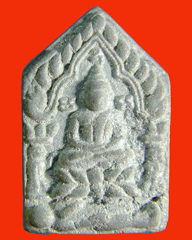 พระยอดขุนพลแสนพลพ่ายพิมพ์เล็ก เนื้อชินสังฆวานรอุดผงพราย ปี54 กล่องเดิมๆ No.914 