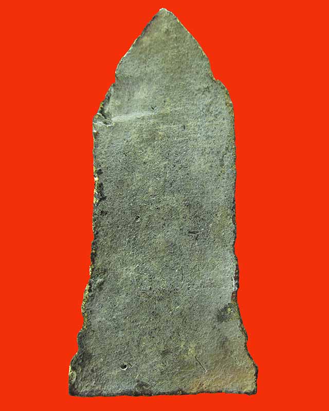 พระโคนสมอ  พิมพ์ปางยืนประทานพรเนื้อดิน ปิดทองเก่า อยุธยา