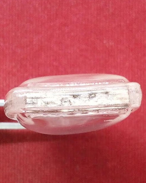 เหรียญเจ้าสัวรุ่นแรก เนื้อเงิน หลวงพ่อแพ ปี35 ตอกโค๊ตด้านหน้า,หมายเลขใต้ฐาน ...เคาะเดียวแดง...