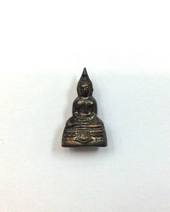 พระกริ่งหลวงพ่อโสธร วัดโสธรวรารามวรวิหาร เนื้อทองแดงรมดำ ปี55 มีโค๊ด ตลับเดิม