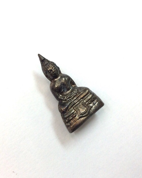 พระกริ่งหลวงพ่อโสธร วัดโสธรวรารามวรวิหาร เนื้อทองแดงรมดำ ปี55 มีโค๊ด ตลับเดิม