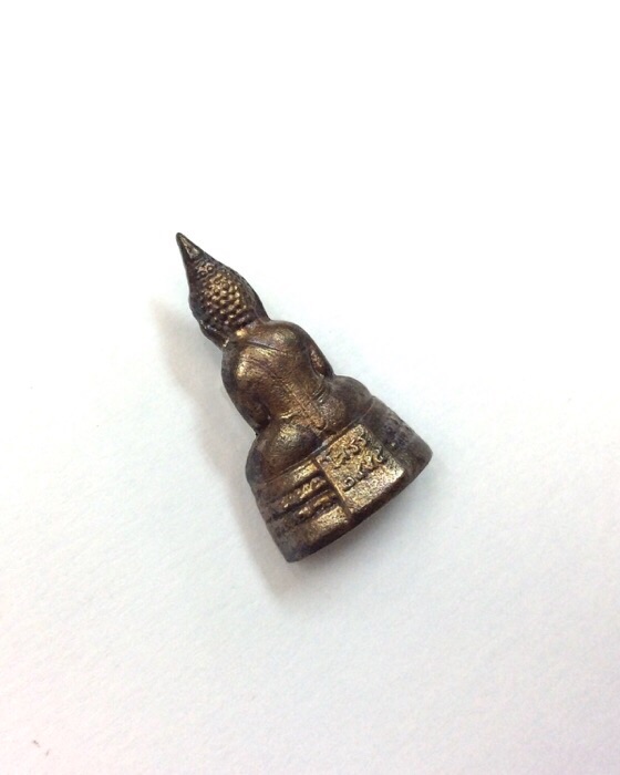 พระกริ่งหลวงพ่อโสธร วัดโสธรวรารามวรวิหาร เนื้อทองแดงรมดำ ปี55 มีโค๊ด ตลับเดิม