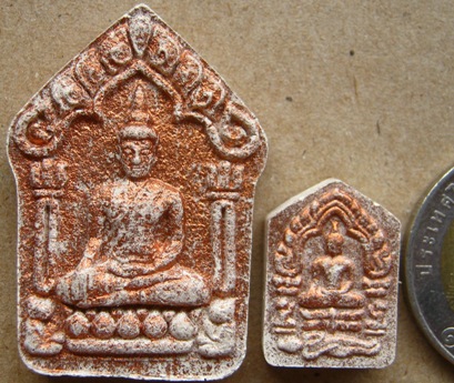พระขุนแผนพลายแก้ว วัดแค จ.สุพรรณบุรี ปี57เนื้อคชรัตน์ ตะกรุดเงิน(ใหญ่+เล็ก)เลข123สร้าง999องค์ พร้อมก