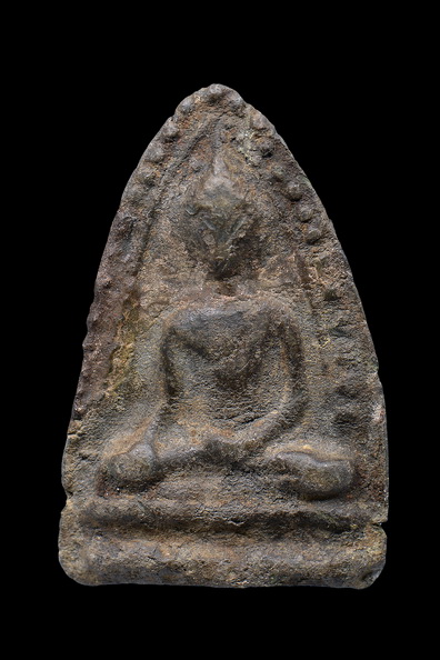 พระสุพรรณ หลังเรียบ เนื้อชินเงิน