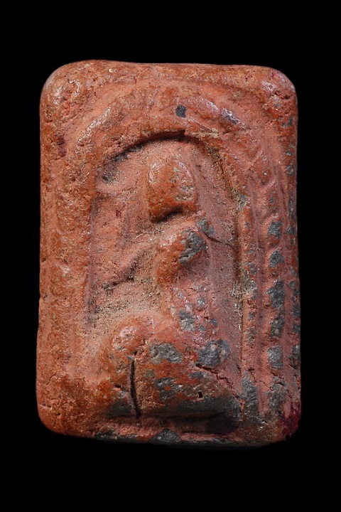 นางกวักเนื้อดิน (พิมพ์เกลียวเชือก) หลวงพ่อกวย วัดโฆสิตาราม จ.ชัยนาท 