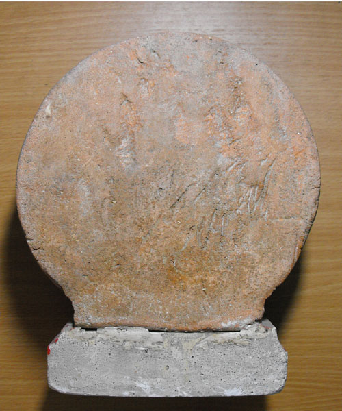 พระบูชาปาง ปฐมเทศนา เก่าๆดินเผา