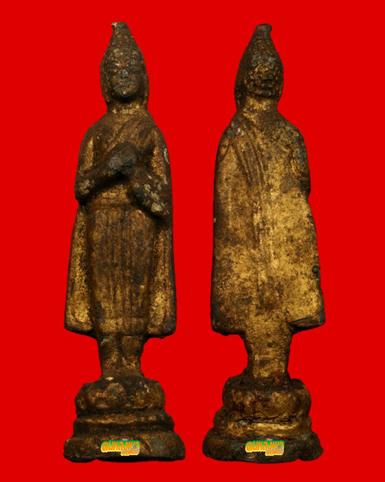 พระปางรำพึง ประจำวันศุกร์ เนื้อชิน ศิลปะสมัยอยุธยา