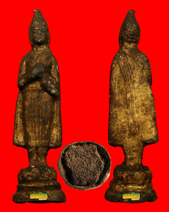 พระปางรำพึง ประจำวันศุกร์ เนื้อชิน ศิลปะสมัยอยุธยา