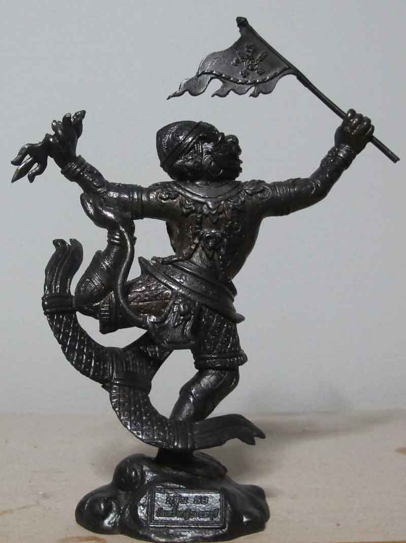 หนุมานเชิญธง หลวงพ่อเพี้ยน วัดเกริ่นกฐิน จ.ลพบุรี งานกฐินปี 2559