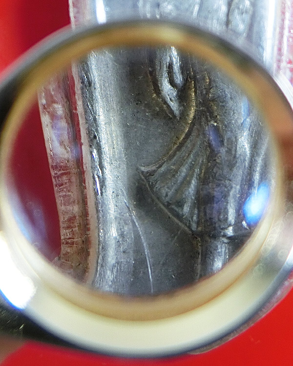 พระลีลา 25 พุทธศตวรรษ เนื้อชินตะกั่ว ปี 2500 บล๊อค หางหงส์