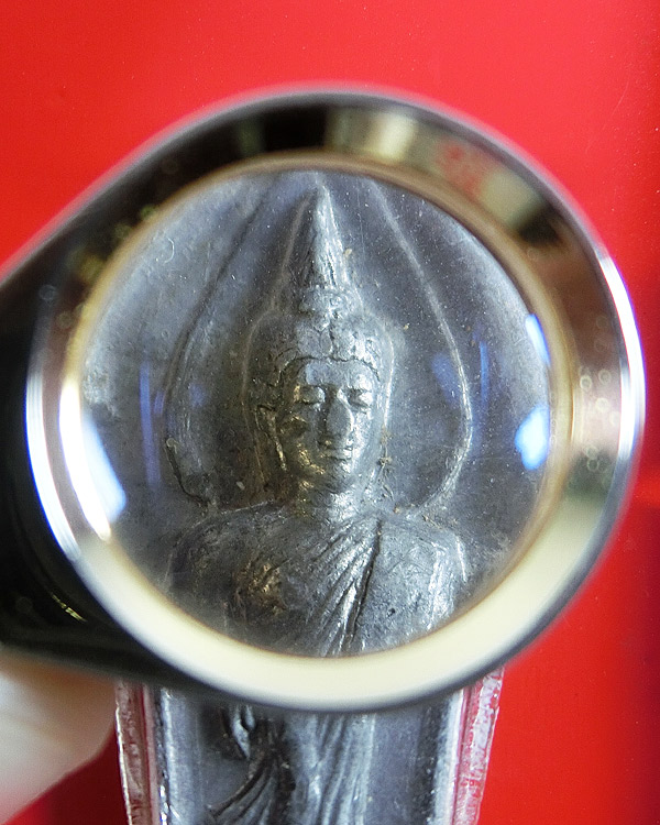 พระลีลา 25 พุทธศตวรรษ เนื้อชินตะกั่ว ปี 2500 บล๊อค หางหงส์