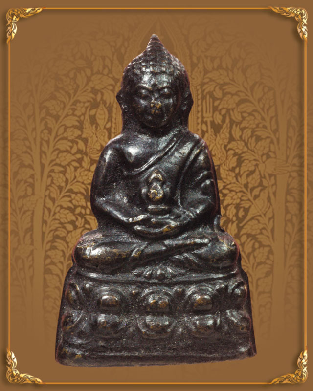 พระกริ่งหลังตรง รุ่นแรก หลวงพ่อวิริยังค์ วัดธรรมมงคล ปี 2510