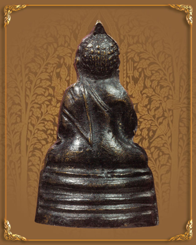 พระกริ่งหลังตรง รุ่นแรก หลวงพ่อวิริยังค์ วัดธรรมมงคล ปี 2510