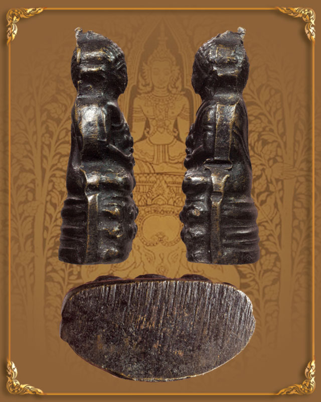 พระกริ่งหลังตรง รุ่นแรก หลวงพ่อวิริยังค์ วัดธรรมมงคล ปี 2510