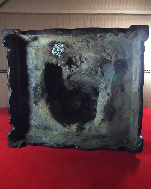  พระบูชารุ่นแรก หลวงปู่ไม อินทสิริ ขนาดหน้าตัก ๕ นิ้ว ปี.๒๕๕๕