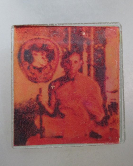 20 บาท รูปกรอบกระจกหลวงพ่อมุ่ย วัดดอนไร่ ยุคหลัง