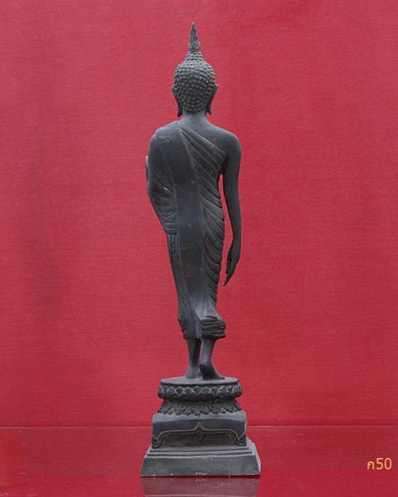 พระบูชาปางลีลา สูง 15.5 นิ้ว ศิลป์อ่อนช้อย